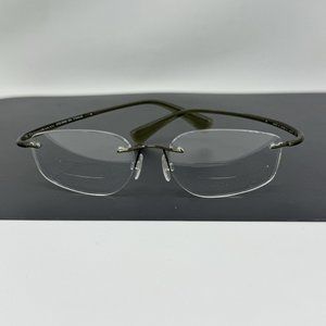 DONNA KARAN Japan 8722 8500 250 Rimless Titanium  Eyeglasses 49-17